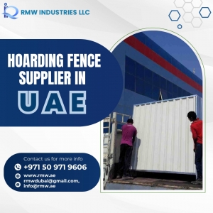 Securing Spaces: Rigid Metal & Wood Industries - Your Trusted Hoarding Fence Supplier in UAE